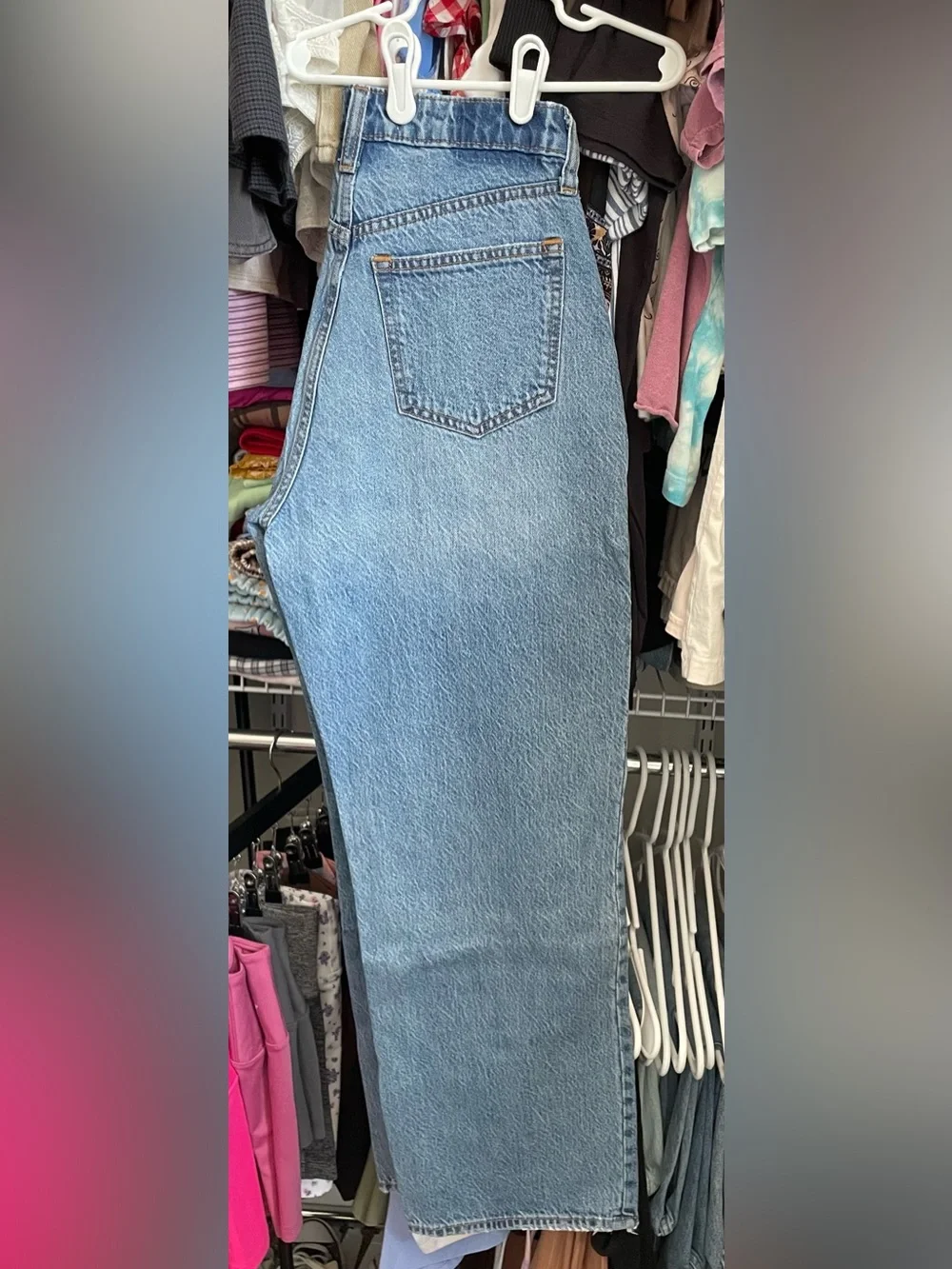 Abercrombie ‘The Loose High Rise’ Jeans Medium Blue